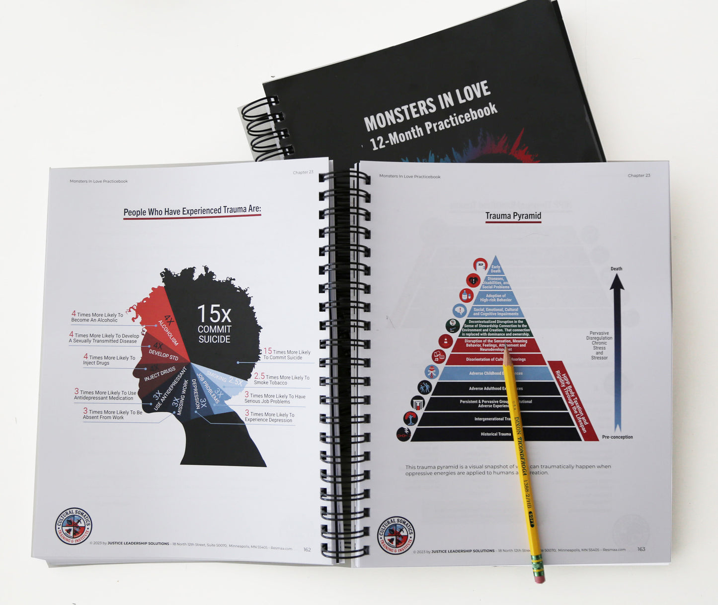 Monsters in Love Practicebook - Bundle of 2