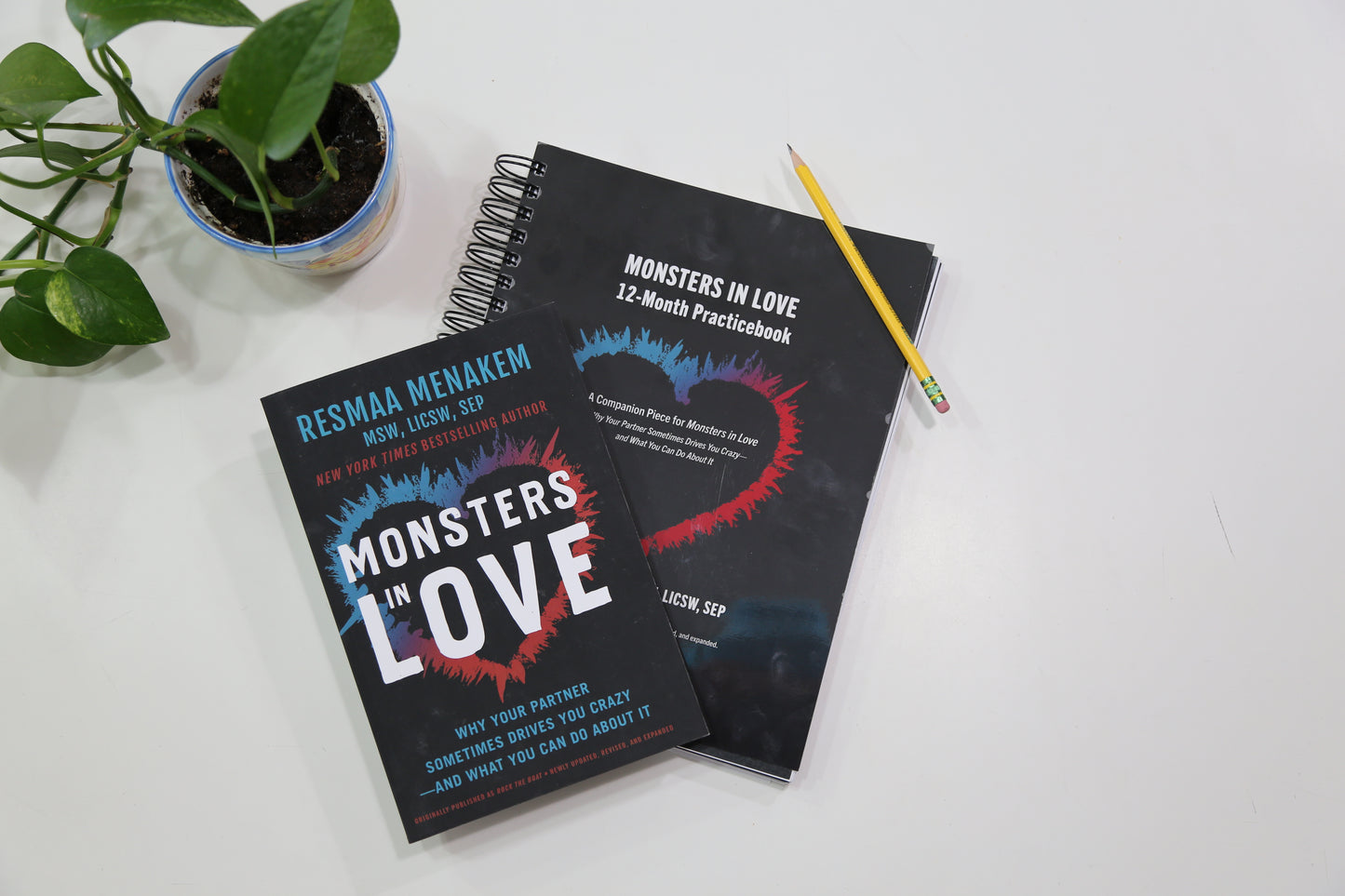 Monsters in Love Book PLUS Practicebook COMBO - bundle of 2