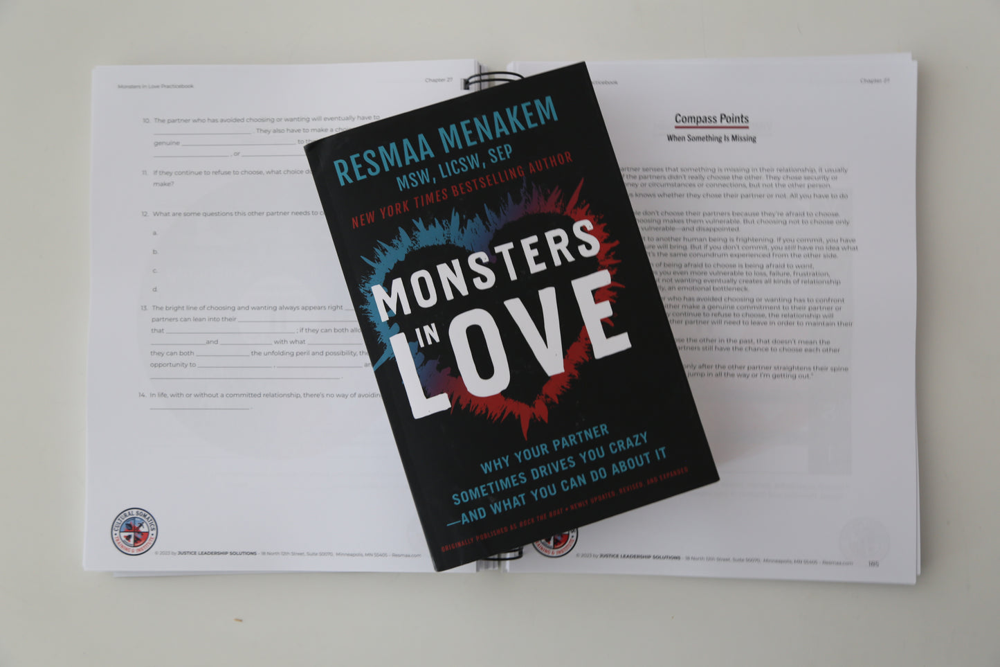 Monsters in Love Book PLUS Practicebook COMBO - bundle of 2